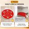 2 Pack Pie Crust Cutter, Heart Design & Semi Circle