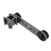 Triple Cold Shoe Extension Bracket Aluminium Alloy Microphone Stand Mount