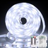 echosari LED Strip Lights Battery Operated 9.8ft 90 LED Strip