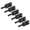 Unxuey Guitar Tremolo Saddles, 6 Pcs Electric Guitar Roller Bridge