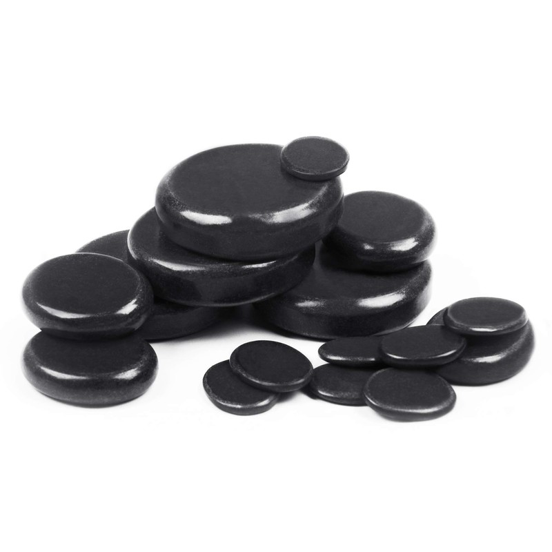 Kendal 16 Pcs Professional Large Massage Stone Set Basalt Hot