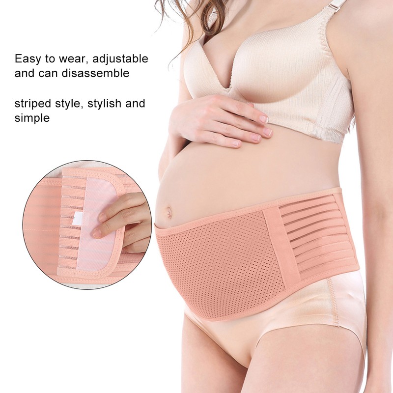 Maternity Belt Breathable Adjustable Belly Back Support Belt for Pregnant