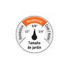 Truper MAN-30X5/8XX, Manguera 5/8", flujo continuo, 6 capas, conexiones metal,