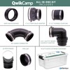 Fernco QwikCamp RV and Camper Sewer Waste Plumbing Connection System