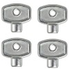 VARIOSAN Radiator Bleed Key 13965 Pack of 4 5mm Universal