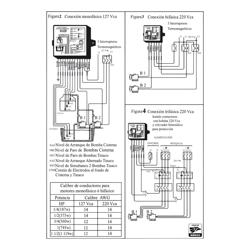 Control De Bombeo Duplex Tinaco, Alternador-simultaneador