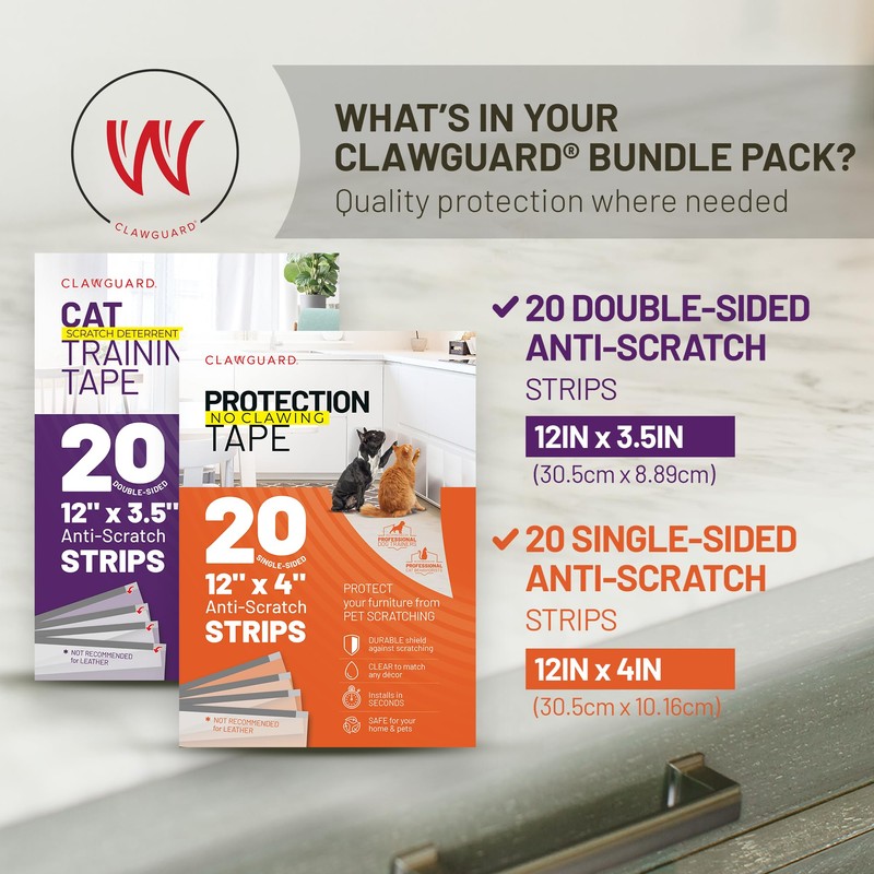 CLAWGUARD Bundle Pack – Cat Deterrent Tape & Dog Protection