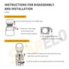 STARELO 22MM 1NC Red Mushroom Emergency Stop Latching Push Button