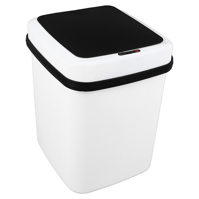 Smart Trash Can Large Capacity LED Light Automatic Motion Sensor