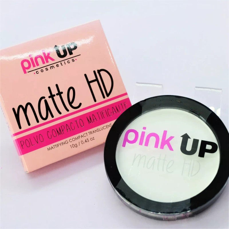 Pink Up Polvo Mate Hd + Maquillaje Líquido Easy Cover