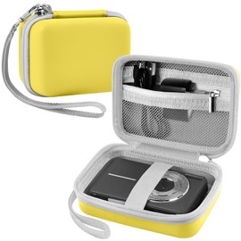 Leayjeen Digital Camera Case Compatible with Lecran/CAMKORY/IWEUKJLO/VAHOIALD/uikicon/jckduhan/akjjhfue FHD 1080P 44MP Point Digital Camera,Compact Digital Camera for Teens and Kids-Yellow(Case Only)