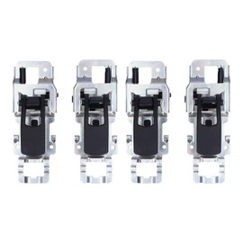 KIMISS Manija interior puerta coche 4PCS, compatible con lado izquierdo/derecho, repuesto referencia 15926295, kit fácil instalación, manija tirador puerta