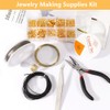 Reelau Jewelry Making Supplies Kit Jewelry Repair Tools Earring Making