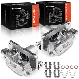 A-Premium Disc Brake Caliper Assembly with Bracket Compatible with Select Kia Models - Sedona 2015 2016 2017 2018 2019 2020 2021 V6 3.3L - Rear Driver and Passenger Side