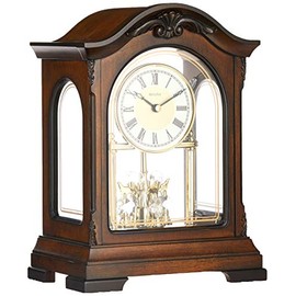 Bulova B1845 Durant Chiming Clock, Walnut