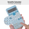EooCoo 2-Line Standard Scientific Calculator, Cute Desk Accessories, Portable and