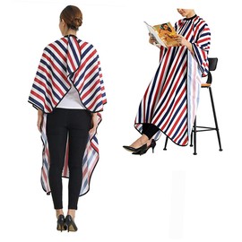 Didiseaon Haircut Cape Waterproof Hair Cape Gown Hairdressing Apron Haircut Barber Accessories Stripe Pattern for Hair Styling Cape Salon Cape