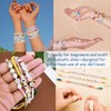 MIIIM 1000pcs Vowel Pony Letter Beads for Keychains Making (A,