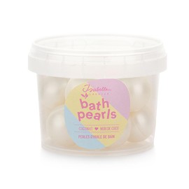 Isabelle Laurier - Set of 8 Bath Beads for Children and Adults - Bath Additives 97% Natural Ingredients - Coconut Fragrance