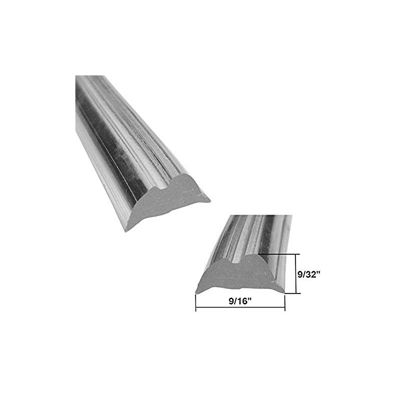 Clear Shower Door Replacement Spline 9/16" by 9/32" - 18