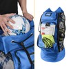 Fitdom Heavy Duty XL Soccer Mesh Equipment Ball Bag w/Adjustable