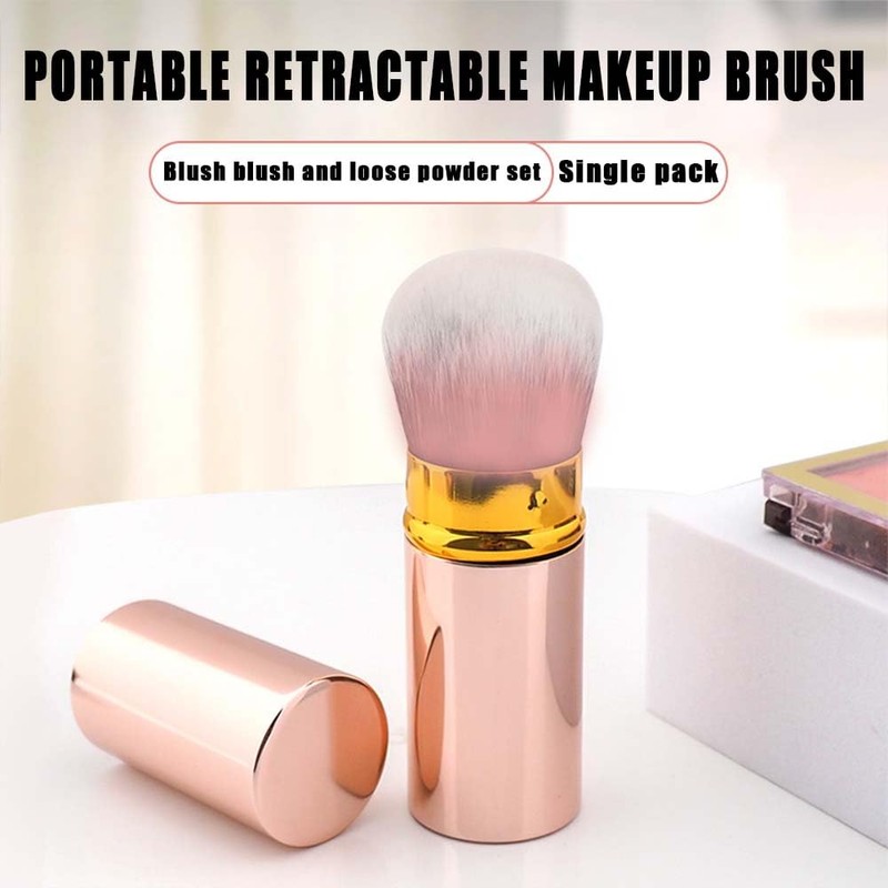 Foundation Makeup Brush Retractable Brush Powder Brush for Applying Foundation