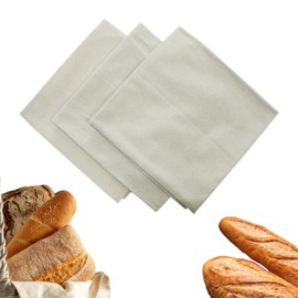 Flour Sack Towels | Tea Towel for Crafts (Bread Cover - Natural, 28"x28"-Pack of 3)