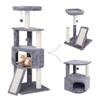 HUITREE 45in Cat Tree Tower with Big Condo for Indoor