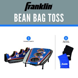 Franklin Sports 3 Hole Cornhole Foldable Toss Set - Includes 6 Bean Bags