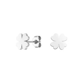 LUUK LIFESTYLE Women's Stainless Steel Earrings, Various Shapes, Beautiful Case, Gift Idea for Women, Summer Fashion, Everyday Earrings, Waterproof, Minimalist Design, Gold, Silver, Rose, shamrock