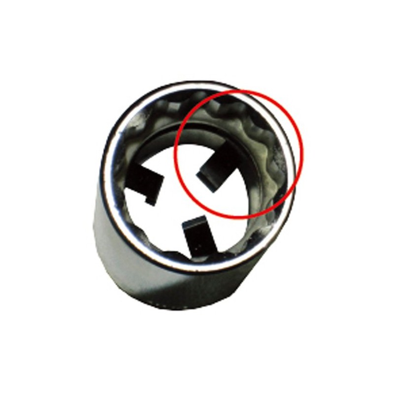 JTC 12Pプラグソケット プラグソケット レンチ 12角 14mm クリップ式 9.5mm JTC4730