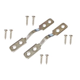 Fukui Metal Crafts F-0187 Metal Hardware for Hanging Frame on the Wall, Stainless Steel Plate Hanging, Large