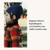CHARM Gorro orgánico para niños pequeños – algodón holgado para