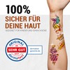 Skull Paper Temporary Tattoo Transfer Film for Skin – Very