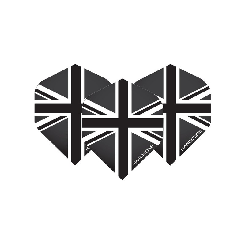 RED DRAGON Hardcore XT Black Union Jack Extra Thick Standard