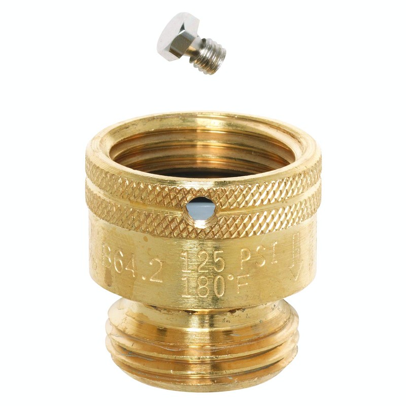 Homewerks Worldwide VACBFPZ4B Vacuum Breaker Hose Bib Backflow Preventer, 3/4