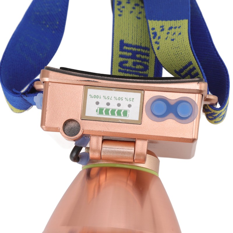 LED Torch Headlamp High Light Beam USB Charging 4800MAH Miner