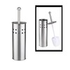 Bambelaa! Toilet Brush with Holder Toilet Brush Holder Stainless Steel