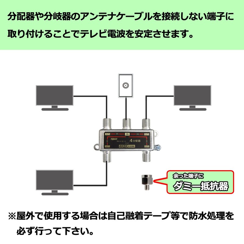 [F] – Factory Antenna Dummy Resistance (Terminated Charger) No Antenna