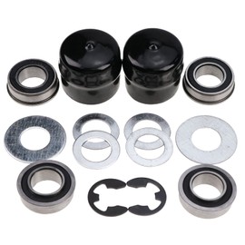 DVPARTS Front Wheel Bearing Bushing to Bearing Conversion Kit 532124959 124959 for Husqvarna, AYP, Poulan, Jonsered, Craftsman