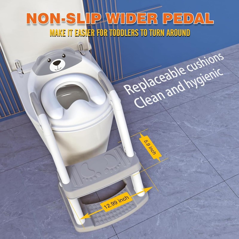 Potty Training Seat, SKYROKU Upgrade Toddler Toilet Seat for Kids