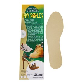 Dry Soles Shoe Inserts for Women - Stops Sweaty Feet (Beige/Fits Shoe Sizes 5-11)
