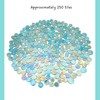 Yuvori 1lb Iridescent Round Ceramic Mosaic Tile DIY for Bathroom,