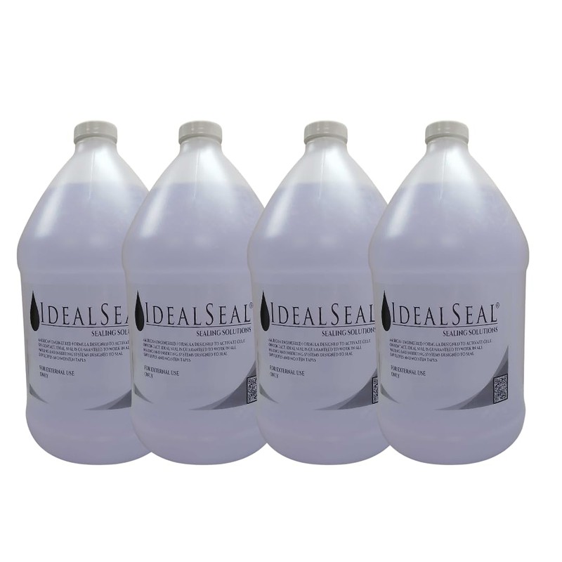 IDEALSEAL PB 608-0 E-Z Seal Sealing Solution, 64 oz, Clear,