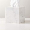 Generic White Marble Bath Accessories (Tissue Box Holder)