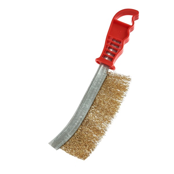 Grill Brush for Outdoor - Wire Brushes with Plastic Handle
