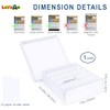 5 Row Trading Card Storage Box, 1 Pack Cardboard Storage