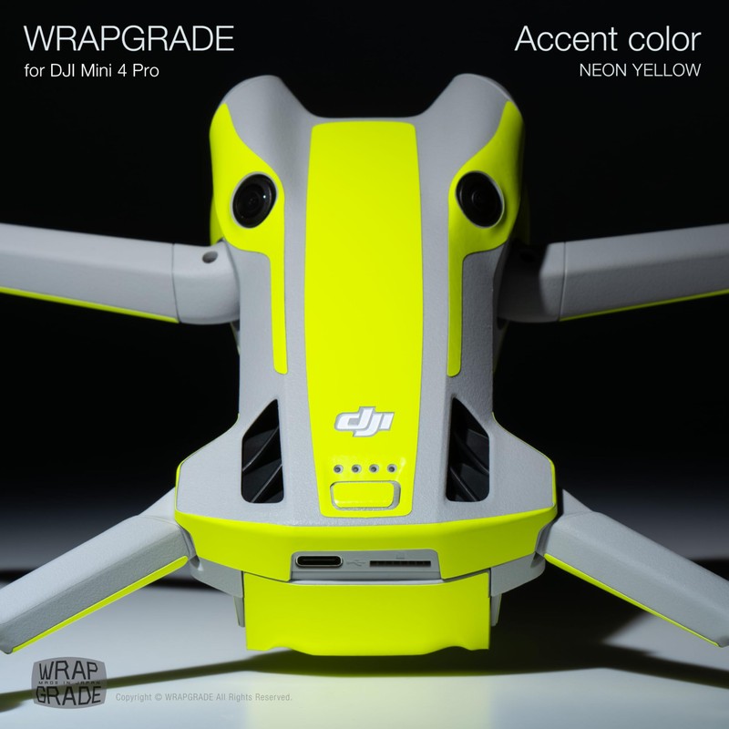 WRAPGRADE Skin Stickers Compatible with DJI Mini 4 Pro |