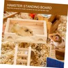 SUPVOX Hamster Climbing Ladder and Standing Platform Natural Design for