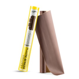 ZEFFFKA Leather Repair Patch 16 x 59 Inches Self-Adhesive Leather Tape Quick Application Easy to Use Large Coverage Area Durable Material for Furniture Car Seats Sofas Jackets and More (Brown)